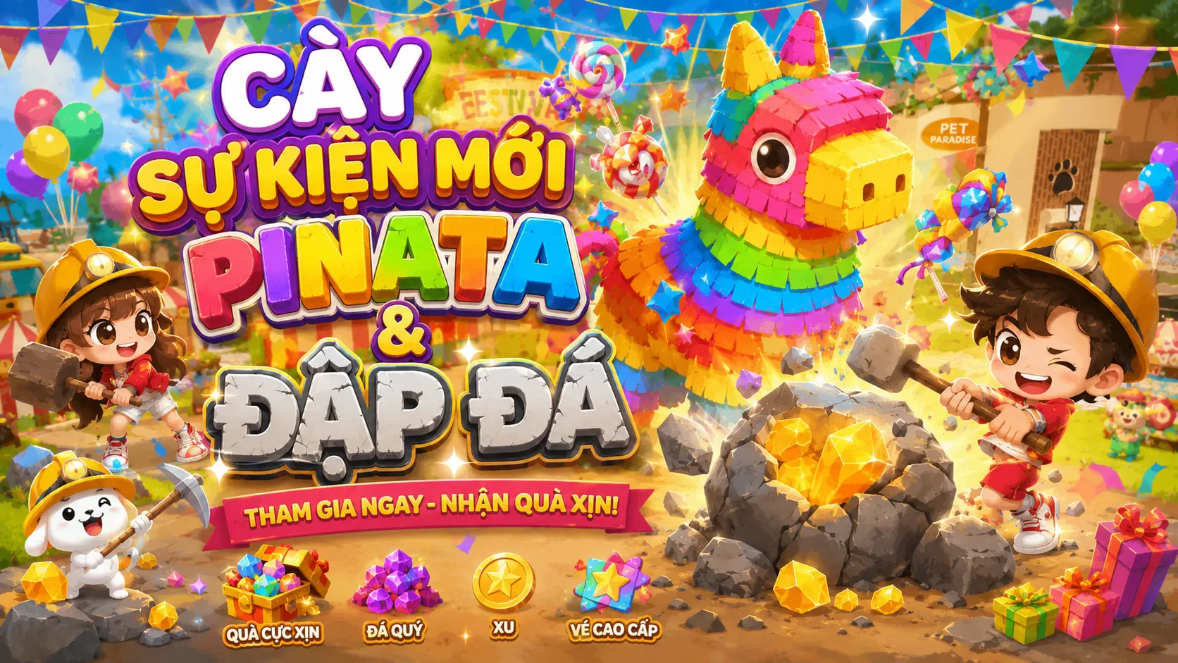 CÀY SỰ KIỆN MỚI